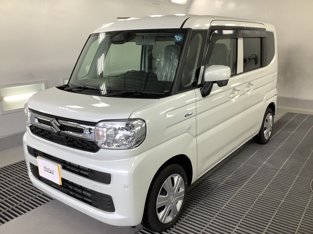 【ご納車御礼】豊岡市のお客様に新型「スズキ スペーシア HYBRID G」をご納車！秋のお出かけに最高な快適空間＆【DIAⅡキーパー×塩害ガード】